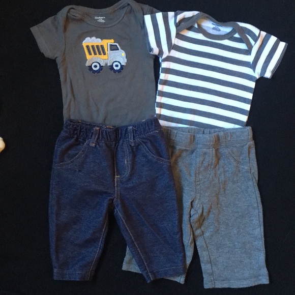 💥SOLD💥 🚜2 Outfits & 100% Cotton Zip-Up Hoodie🚜 - Picture 2 of 7